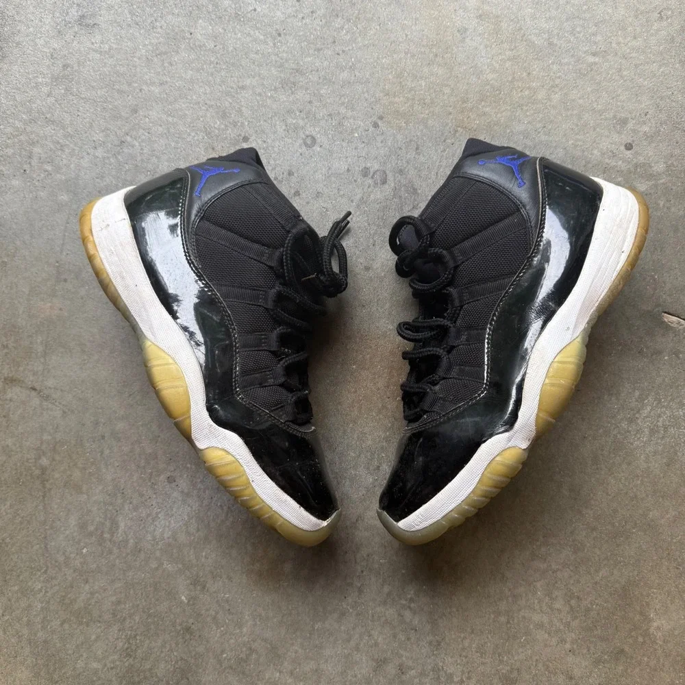 Jordan 11 Retro Space Jam 2016 Black Dark Concord White Mens 9